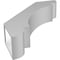 Ekena Millwork 5 1/2-in. W x 22-in. D x 26-in. H Olympic Architectural Grade PVC Knee Brace BRCP055X22X26OLY - alternate 2